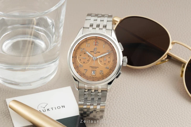 Breitling Premier chronograph steel automatic men's watch AB014533K1A1 LP: 9550EUR [2603688]