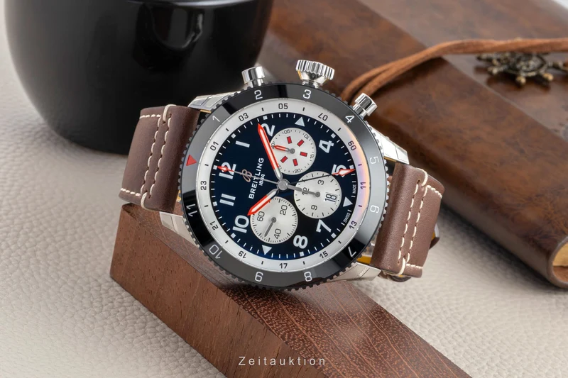 Breitling Super Avi chronograph steel automatic men's watch YB04451A1B1X1 LP: 11200EUR [2603667]