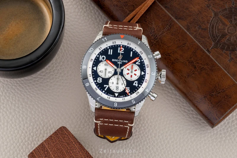 Breitling Super Avi chronograph steel automatic men's watch YB04451A1B1X1 LP: 11200EUR [2603667]