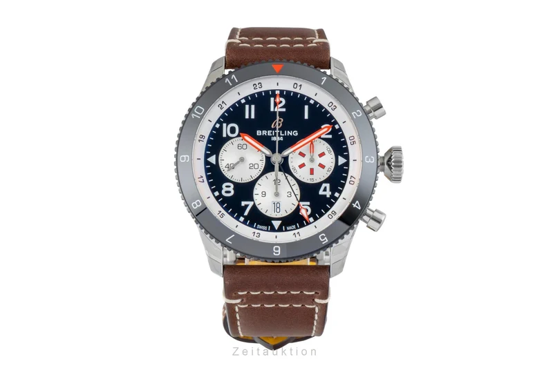 Breitling Super Avi chronograph steel automatic men's watch YB04451A1B1X1 LP: 11200EUR [2603667]