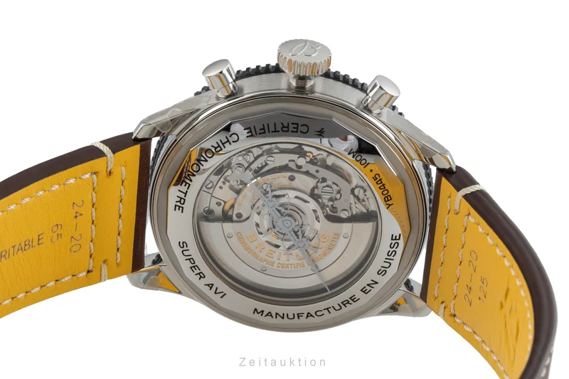 Breitling Super Avi chronograph steel automatic men's watch YB04451A1B1X1 LP: 11200EUR [2603667]