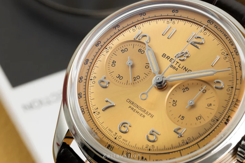 Breitling Premier chronograph steel manual winding men's watch AB0930F51H1P1 LP: 9300EUR [2603690]