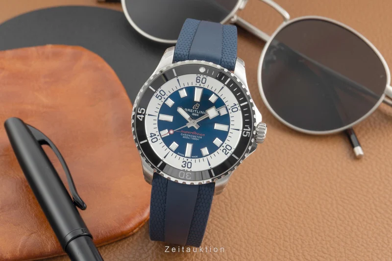 Breitling Superocean steel automatic men's watch A17376211C1S1 LP: 5550EUR [2603708]