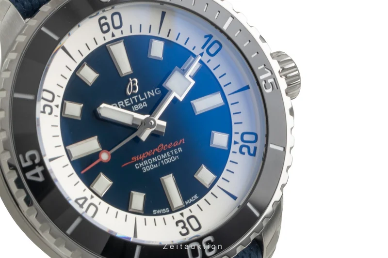 Breitling Superocean steel automatic men's watch A17376211C1S1 LP: 5550EUR [2603708]