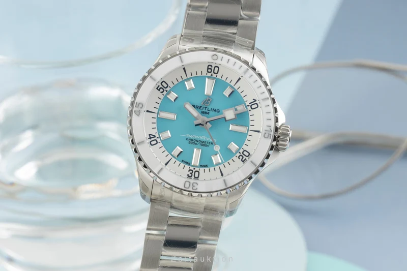 Breitling Superocean steel automatic women's watch A17377211C1A1 LP: 5650EUR [2603698]