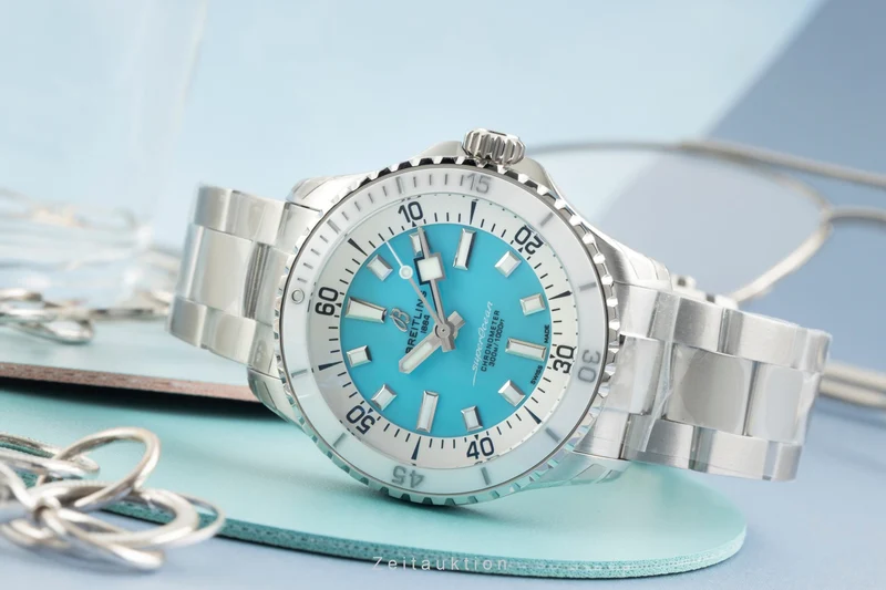 Breitling Superocean steel automatic women's watch A17377211C1A1 LP: 5650EUR [2603698]