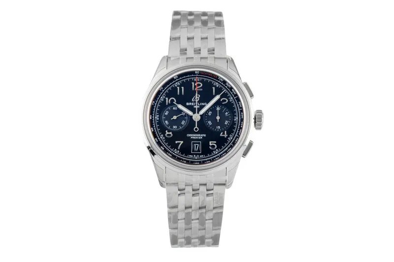 Breitling Premier steel automatic men's watch AB0145221B1A1 LP: 9550EUR [2603686]