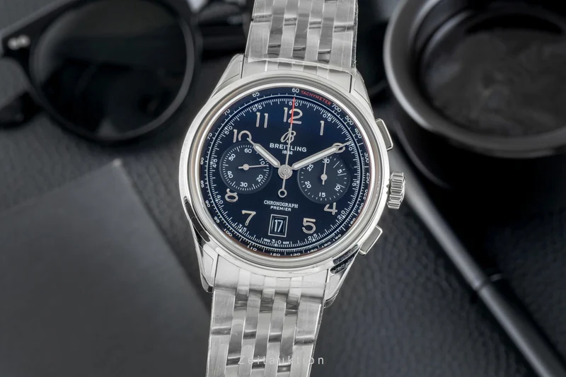 Breitling Premier steel automatic men's watch AB0145221B1A1 LP: 9550EUR [2603686]
