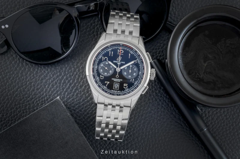 Breitling Premier steel automatic men's watch AB0145221B1A1 LP: 9550EUR [2603686]