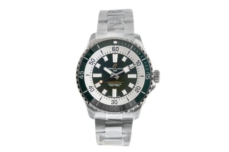 Breitling Superocean steel automatic men's watch A17376A31L1A1 LP: 5750EUR [2603712]