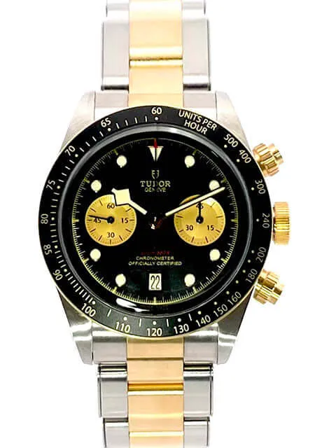 Tudor Heritage Black Bay Chrono Steel Gold 79363N-0001
