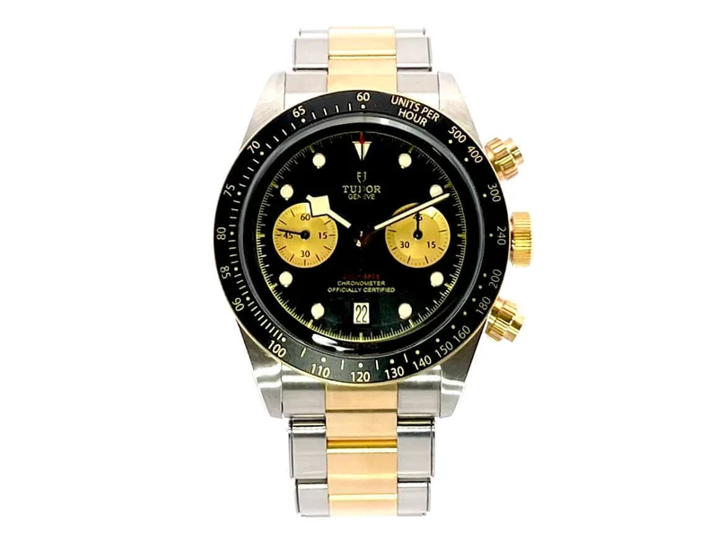 Tudor Heritage Black Bay Chrono Steel Gold 79363N-0001