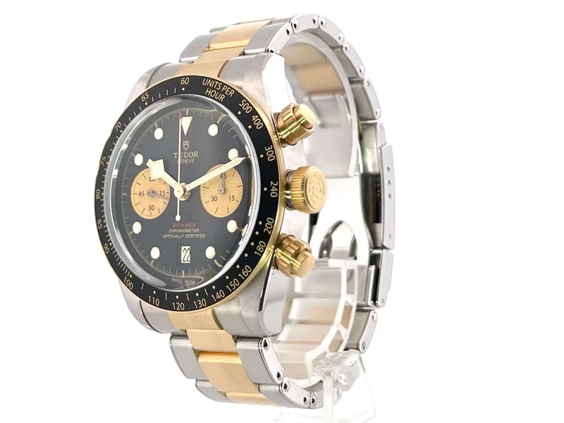 Tudor Heritage Black Bay Chrono Steel Gold 79363N-0001