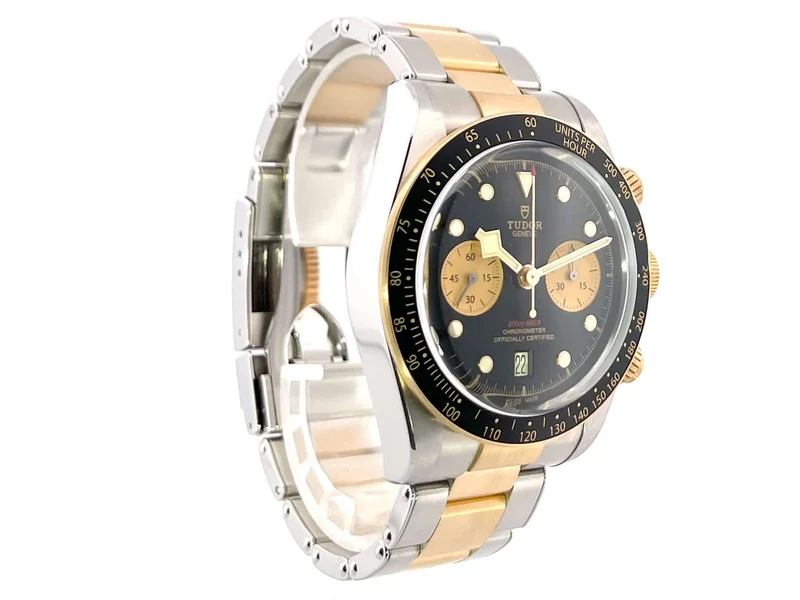 Tudor Heritage Black Bay Chrono Steel Gold 79363N-0001
