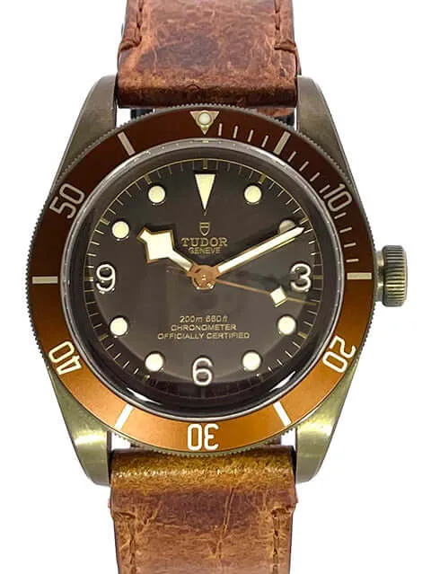 Tudor Heritage Black Bay Bronze 79250BM Leder