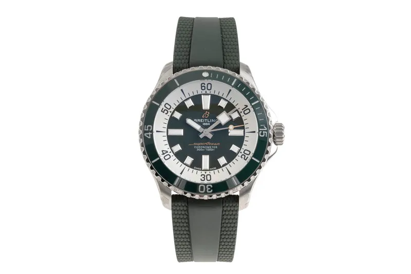 Breitling Superocean steel automatic men's watch A17376A31L1S1 LP: 5550EUR [2603714]