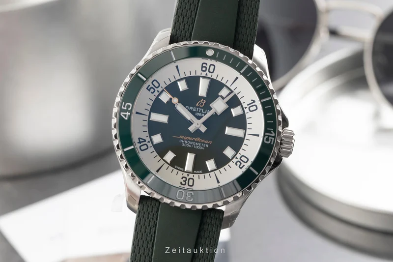 Breitling Superocean steel automatic men's watch A17376A31L1S1 LP: 5550EUR [2603714]