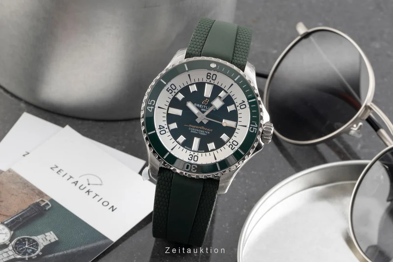 Breitling Superocean steel automatic men's watch A17376A31L1S1 LP: 5550EUR [2603714]