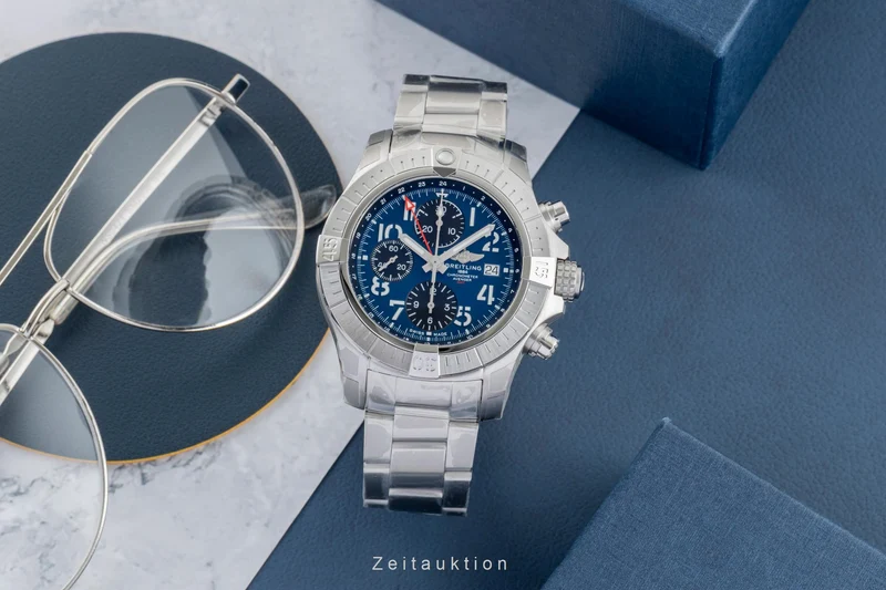 Breitling Avenger chronograph steel automatic men's watch A24315101C1A1 LP: 7400EUR [2603640]