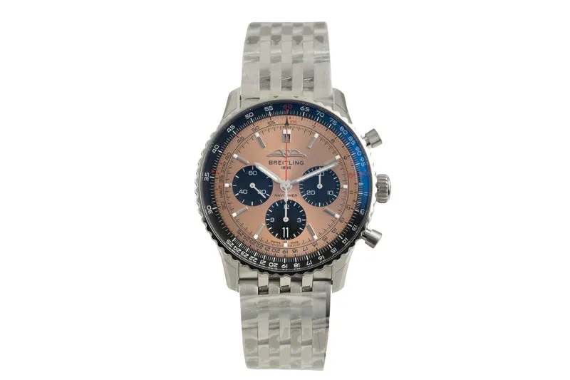 Breitling Navitimer 01 chronograph steel automatic men's watch AB0138241K1A1 LP: 9850EUR [2603684]