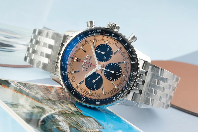 Breitling Navitimer 01 chronograph steel automatic men's watch AB0138241K1A1 LP: 9850EUR [2603684]