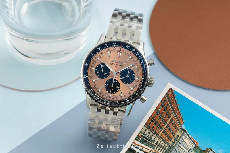 Breitling Navitimer 01 chronograph steel automatic men's watch AB0138241K1A1 LP: 9850EUR [2603684]