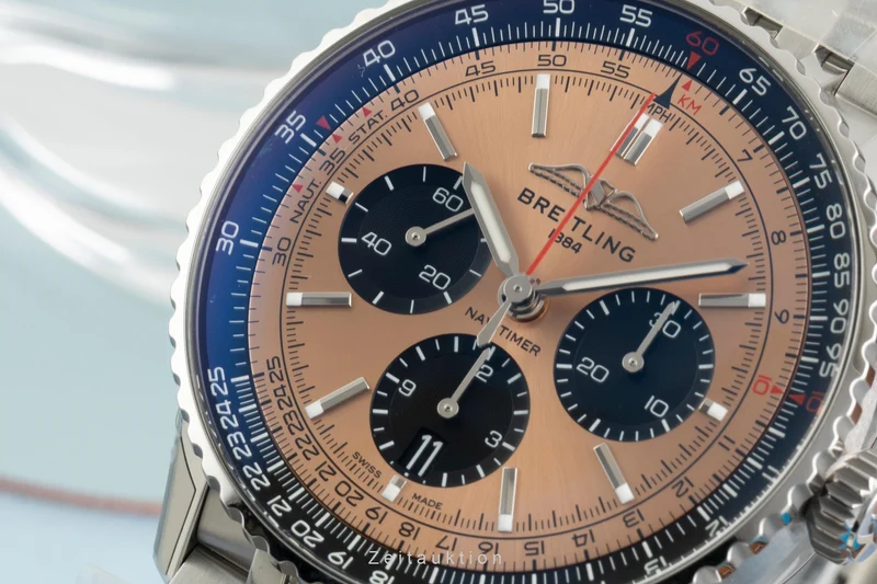 Breitling Navitimer 01 chronograph steel automatic men's watch AB0138241K1A1 LP: 9850EUR [2603684]