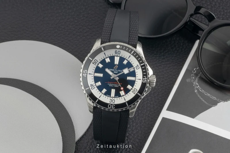 Breitling Superocean steel automatic men's watch A17375211B1S1 LP: 5550EUR [2603701]