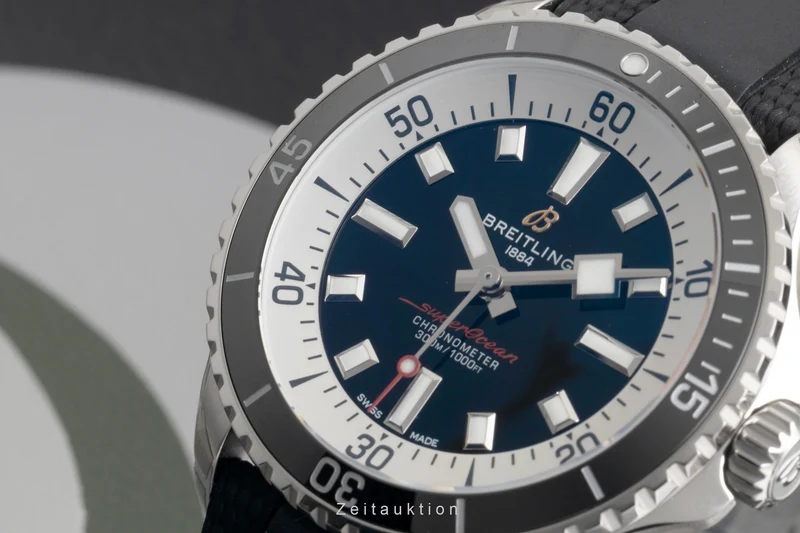 Breitling Superocean steel automatic men's watch A17375211B1S1 LP: 5550EUR [2603701]