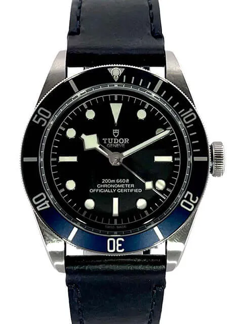 Tudor Heritage Black Bay 79230B-0007 Lederband