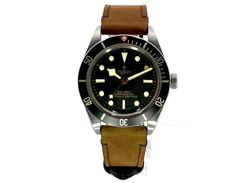 Tudor Heritage Black Bay Fifty-Eight 79030N Leder LC100 aus 2020