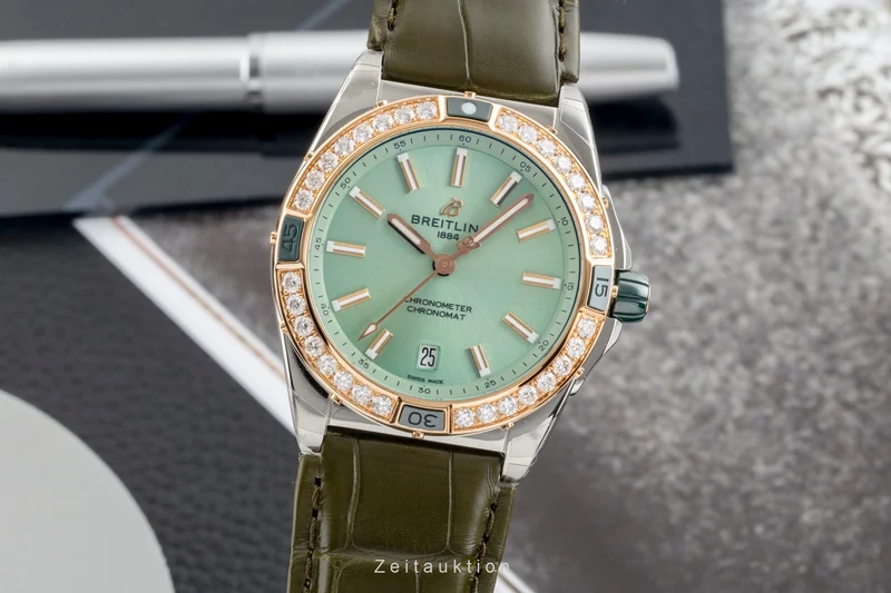 Breitling Chronomat steel / gold automatic women's watch U17356531L1P1 LP: 13850EUR [2603669]
