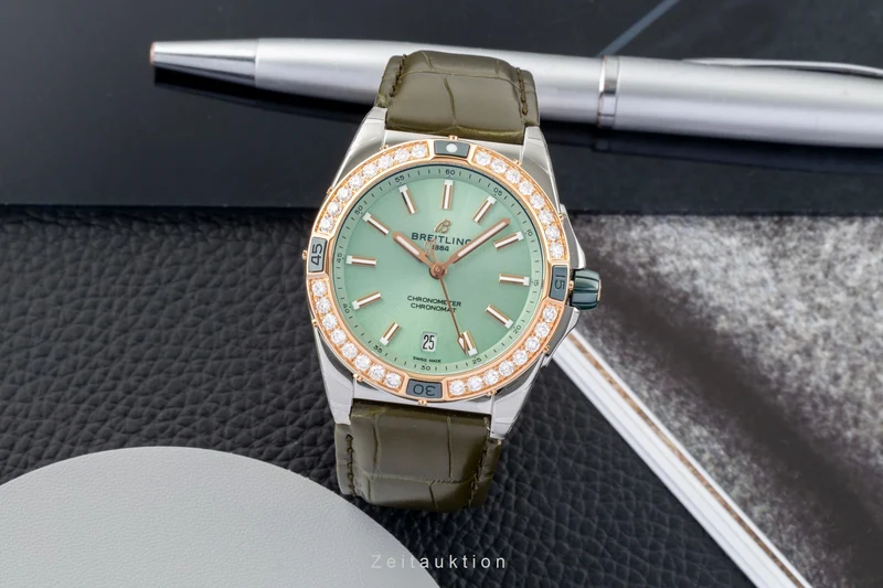 Breitling Chronomat steel / gold automatic women's watch U17356531L1P1 LP: 13850EUR [2603669]