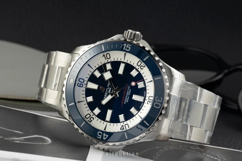 Breitling Superocean steel automatic men's watch A17378E71C1A1 LP: 5750EUR [2603716]
