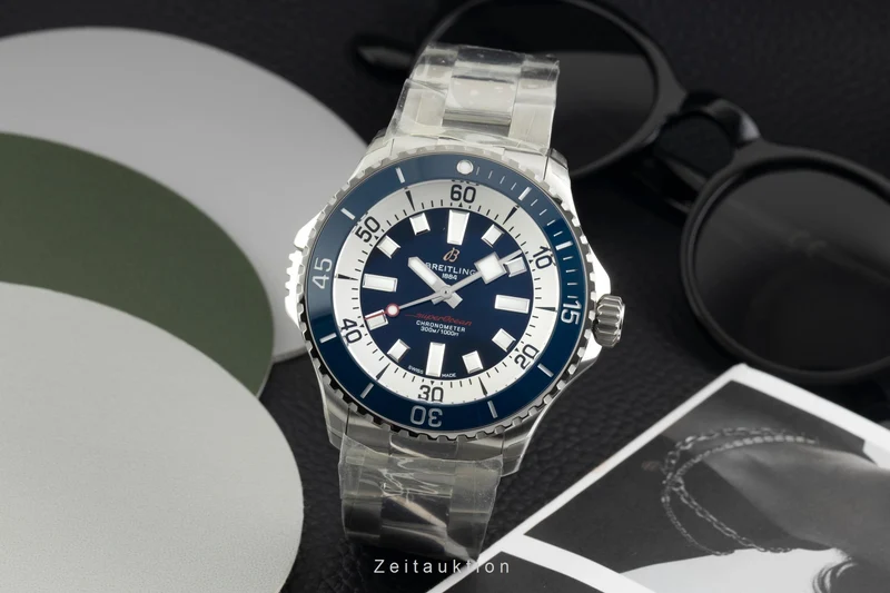 Breitling Superocean steel automatic men's watch A17378E71C1A1 LP: 5750EUR [2603716]