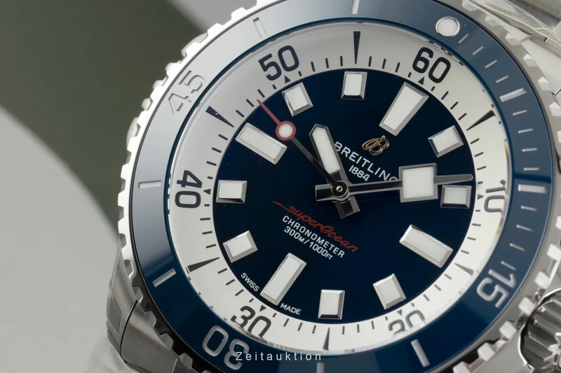 Breitling Superocean steel automatic men's watch A17378E71C1A1 LP: 5750EUR [2603716]