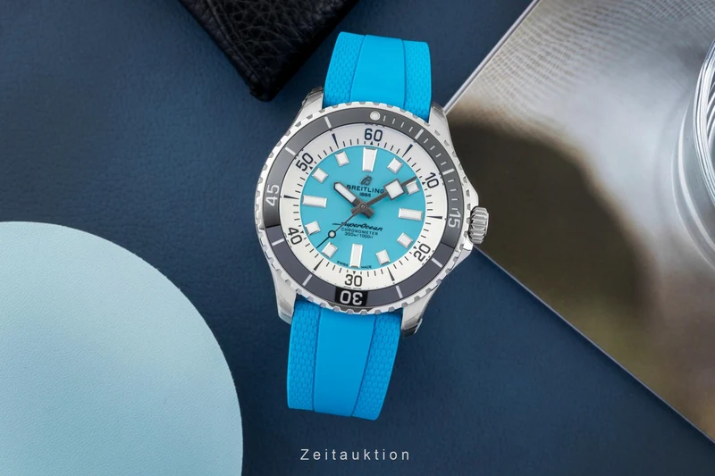 Breitling Superocean steel automatic men's watch A17376211L2S2 LP: 5550EUR [2603711]