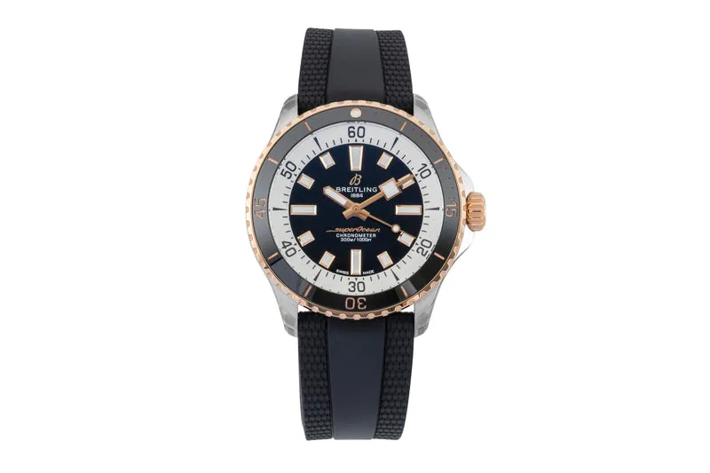 Breitling Superocean steel / gold automatic men's watch U17375211B1S1 LP: 7900EUR [2603707]