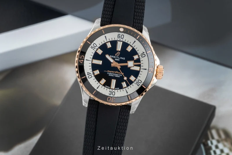 Breitling Superocean steel / gold automatic men's watch U17375211B1S1 LP: 7900EUR [2603707]