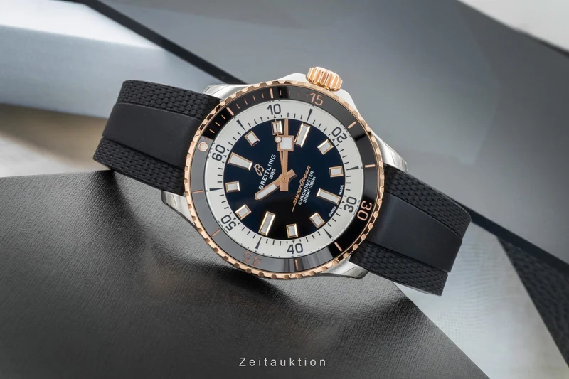 Breitling Superocean steel / gold automatic men's watch U17375211B1S1 LP: 7900EUR [2603707]