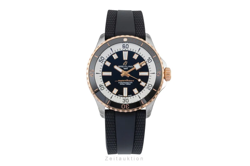 Breitling Superocean steel / gold automatic men's watch U17375211B1S1 LP: 7900EUR [2603707]