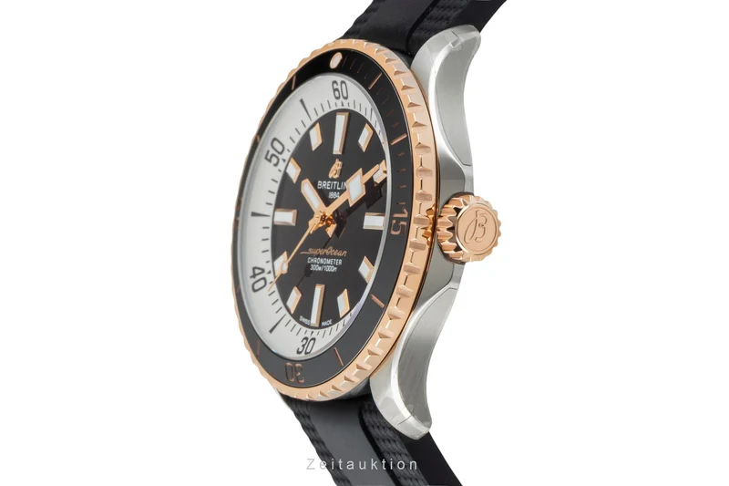 Breitling Superocean steel / gold automatic men's watch U17375211B1S1 LP: 7900EUR [2603707]