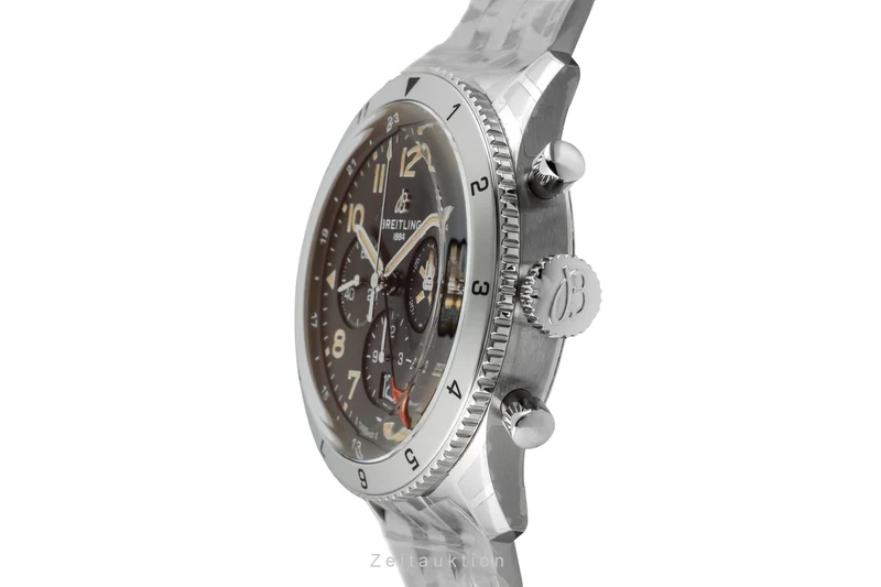 Breitling Super Avi chronograph steel automatic men's watch AB04453A1B1A1 LP: 11750EUR [2603675]
