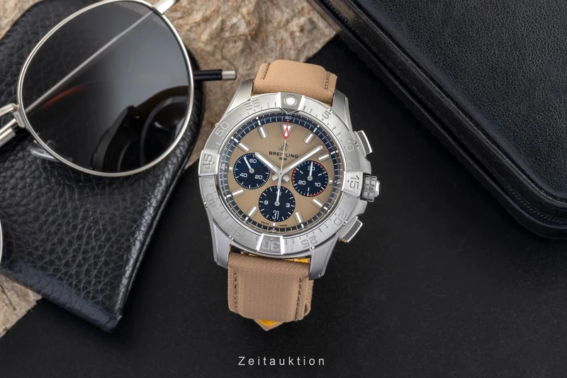 Breitling Avenger chronograph steel automatic men's watch AB0147101A1X1 LP: 7050EUR [2603615]