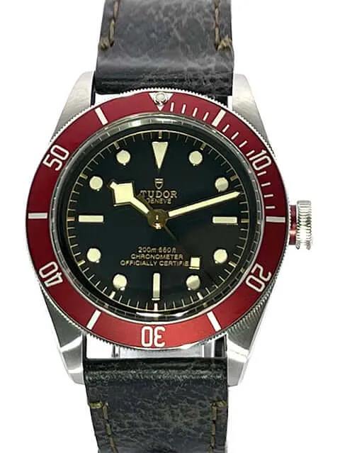 Tudor Heritage Black Bay 79230R-0011 Lederband aus 2021