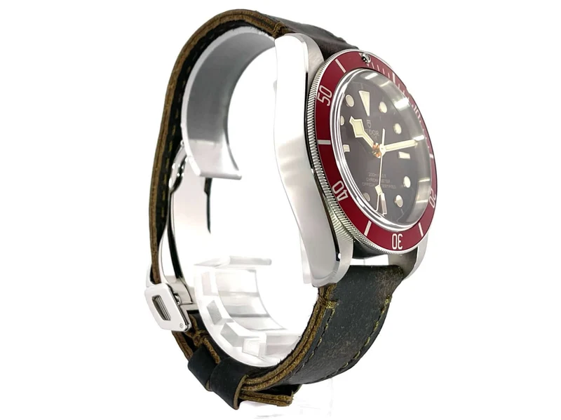 Tudor Heritage Black Bay 79230R-0011 Lederband D-Papiere aus 2021