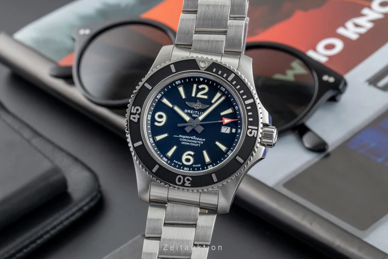 Breitling Superocean steel automatic men's watch A17367D71B1A1 [2603138]