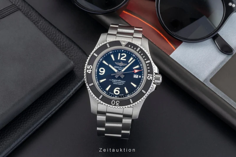 Breitling Superocean steel automatic men's watch A17367D71B1A1 [2603138]