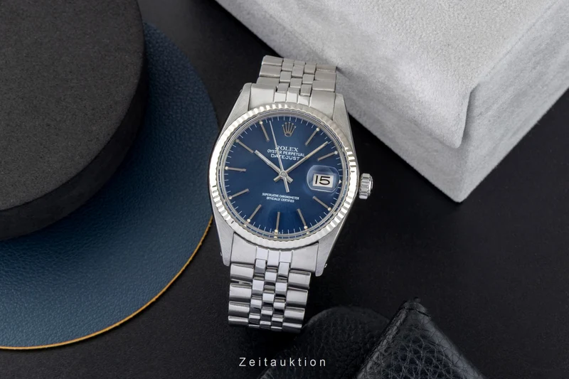 Rolex Datejust steel / white gold automatic men's watch 16030 Vintage [2602918]