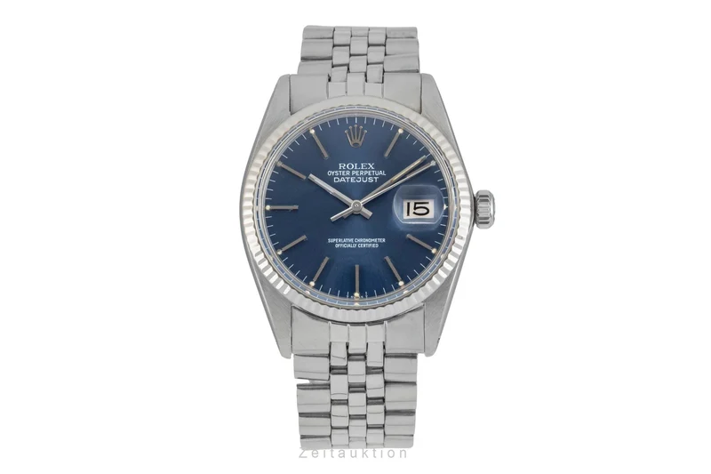 Rolex Datejust steel / white gold automatic men's watch 16030 Vintage [2602918]